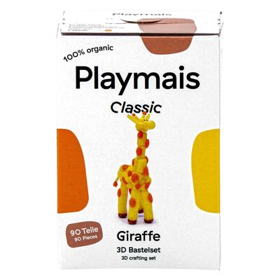 Playmais classic 3d giraf - 90 stukjes Playmais classic 3d giraf - 90 stukjes