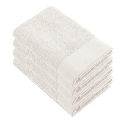 Walra Soft Cotton Douchelaken 70x140 cm 550gram Kiezel Grijs - 4 stuks