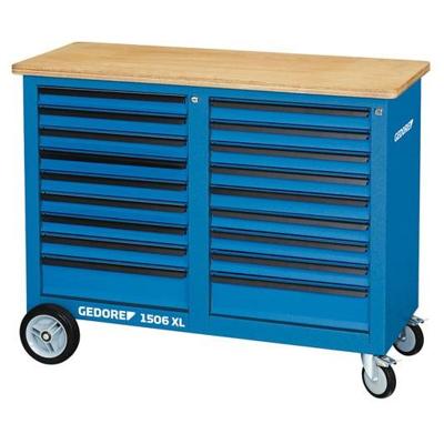 Gedore 2528096 Verrijdbare werkbank (b x h x d) 1250 x 985 x 550 mm Blauw