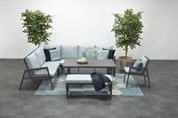 Garden Impressions Brendon lounge dining set 4-delig L - mint grijs - thumbnail
