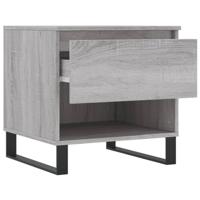 Salontafels 2 st 50x46x50 cm bewerkt hout grijs sonoma eiken - thumbnail