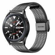 Stalen bandje - Zwart - Samsung Galaxy Watch - 42mm - thumbnail