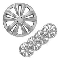 ProPlus wieldoppen Terra 15 inch zilver set van 4 - thumbnail