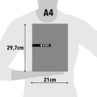 Schrijfblok ENRI Rood A4 80 Lakens (5 Stuks) - thumbnail