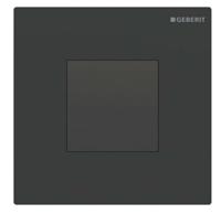 Bedieningsplaat Geberit Type 20 Met Batterijvoeding Sqaure Mat Zwart - thumbnail
