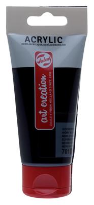 Talens art creation acrylverf tube 75ml ivoorzwart 701