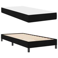 Boxspring bed Anders Zwart 80 x 200 cm Stof - thumbnail