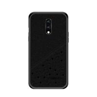 PINWUYO volledige dekking waterdichte schokbestendige PC + TPU + PU beschermhoes voor Oneplus7 (zwart) - thumbnail
