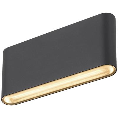 SLV OVAL 18 black 1007144 LED-wandlamp 9.3 W LED Zwart SLV OVAL 18 black 1007144 LED-wandlamp 9.3 W LED Zwart