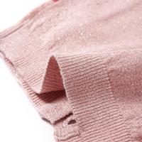 Kindervest gebreid 116 zachtroze - thumbnail