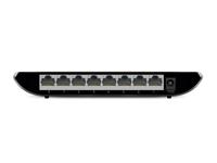 TP-Link 8-poorts Desktop Gigabit Switch, 8 10/100 / 1000M RJ45-poorten, plastic behuizing (TL-SG1008D) - thumbnail