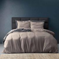 Primaviera Deluxe Egyptisch Katoen Uni Dekbedovertrek Taupe 240 x 200/260 cm - thumbnail
