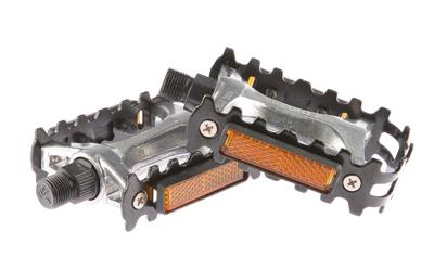 Tecora Platformpedalen 9/16 inch mtb zilver