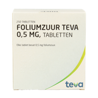 Foliumzuur 0.5 250 Tabletten - thumbnail