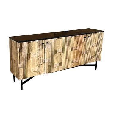 Dressoir Home ESPRIT Marmer Acacia 175 x 40 x 76 cm