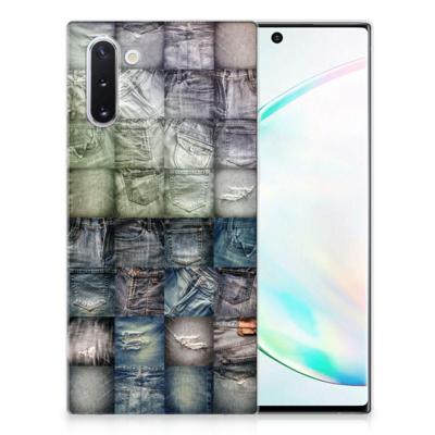 Silicone Back Cover Samsung Galaxy Note 10 Spijkerbroeken Silicone Back Cover Samsung Galaxy Note 10 Spijkerbroeken