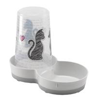 Moderna plastic drink/voersilo 1.5 liter Kat Cats in Love Moderna Gebr. de Boon - Gebr de boon - thumbnail