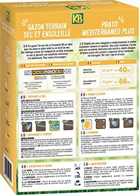 KB - Semi di erba - Terreno asciutto e soleggiato 40m²