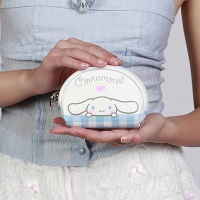 Sanrio Casual Oval Coin Purse Cinnamoroll Vichy Multicolour