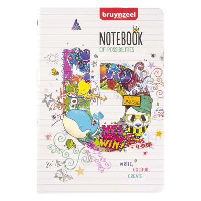 Bruynzeel notitieboek a5 80 g/m 160 pagina's Bruynzeel notitieboek a5 80 g/m 160 pagina's