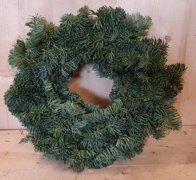 Kerstkrans Nobilis Klein circa dia. 30 cm Kerstgroen Warentuin Natuurlijk - Warentuin natuurlijk