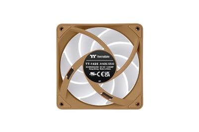 Thermaltake CT120 EX ARGB Sync PC Cooling Fan Gravel Sand 3 Pack PC-ventilator Bruin (b x h x d) 120 x 120 x 25 mm