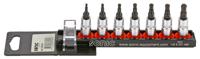 Bitdopset 1/4", TX met kogelkop 7-dlg. op rail 100704 - thumbnail