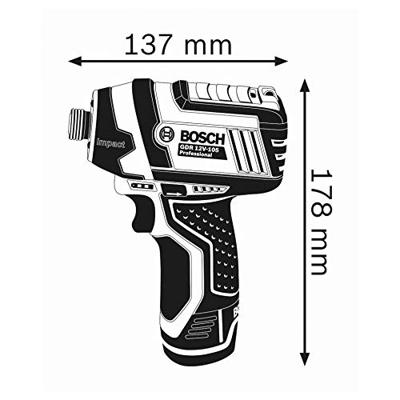 Bosch Blauw GDR 12V-105 Professional | SOLO | zonder accu&apos;s en lader - 06019A6901 - thumbnail