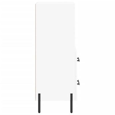 Dressoir 34,5x34x90 cm bewerkt hout wit Dressoir 34,5x34x90 cm bewerkt hout wit