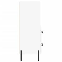 Dressoir 34,5x34x90 cm bewerkt hout wit - thumbnail
