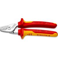 Knipex StepCut kabelschaar | Geïsoleerd | Meer-componentengrepen | VDE-getest | Verchroomd - 95 16 160 SB - thumbnail
