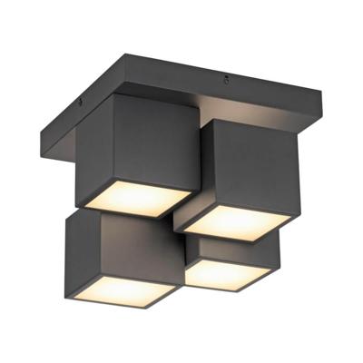 Just Light 14114-18 TETRIS LED-plafondlamp LED LED vast ingebouwd 17 W Zwart Just Light 14114-18 TETRIS LED-plafondlamp LED LED vast ingebouwd 17 W Zwart
