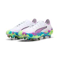 PUMA Ultra 6 Ultimate Brilliance Gras Voetbalschoenen (FG) Dames Wit Paars Blauw - thumbnail