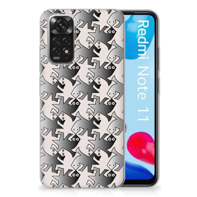 Xiaomi Redmi 10 | Redmi Note 11 4G | TPU Hoesje | Salamander Grey