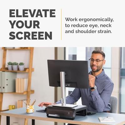 Fellowes monitorstandaard Breyta, zwart - thumbnail