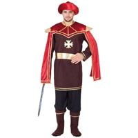 Middeleeuwse Hoveling Kostuum Man - thumbnail