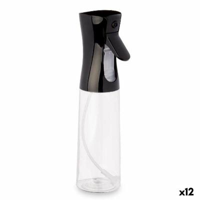 Spuitfles voor olie of azijn Kinvara Zwart Transparant Polyethyleen Polypropyleen polyestyreen PET 300 ml 8 x 24 x 6 cm (12 Stuk