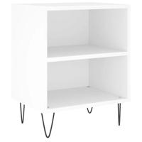 Nachtkastjes 2 st 40x30x50 cm bewerkt hout wit - thumbnail