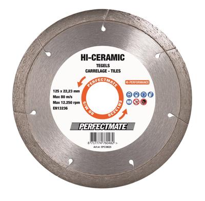 Perfectmate EPC0825 Hi-Ceramic Slijpschijf | Tegels en natuursteen | 125 mm - EPC0825