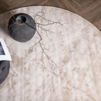 Nohr Rond Vloerkleed 'Cherelle' 200cm, kleur Beige - thumbnail