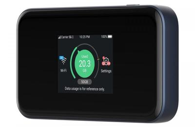 ZTE draadloze router MU5001 Mobile WiFi6 3800 Mbps 5G LTE zwart