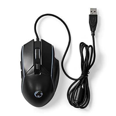 Nedis Gaming Muis | Bedraad | 800 / 1200 / 2400 / 3200 / 4800 / 7200 dpi | Instelbare DPI | Aantal knoppen: 6 | Programmeerbare knoppen | Rechtshandig Nedis Gaming Muis | Bedraad | 800 / 1200 / 2400 / 3200 / 4800 / 7200 dpi | Instelbare DPI | Aantal knoppen: 6 | Programmeerbare knoppen | Rechtshandig