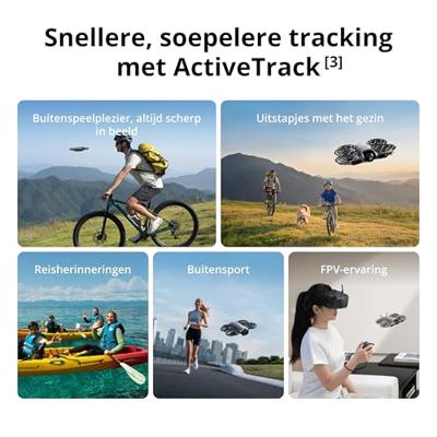 Drone - DJI - Neo 2 - 1/1.3" 19 MP camera - 4K HDR-video - 46 min vliegtijd - O4 HD-transmissie