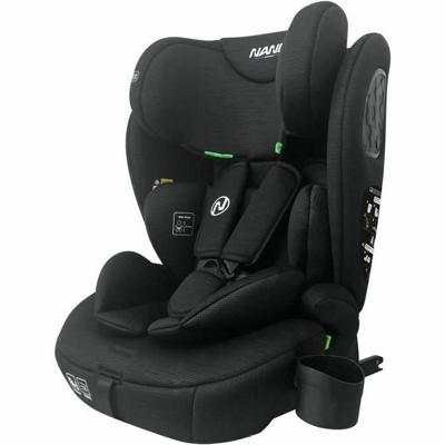 Isofix autostoel - NANIA - MILANO - Groep 1/2/3 - I-maat - Met verkleiner - Zwart Isofix autostoel - NANIA - MILANO - Groep 1/2/3 - I-maat - Met verkleiner - Zwart