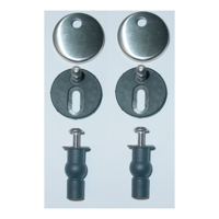 Wiesbaden Quick-Release zitting luxe bevestigingset compleet - thumbnail