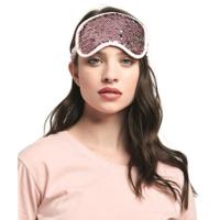 Siretessile slaapmasker Manhattan dames polyester roze - thumbnail
