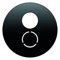 Berker luidspreker centraalplaat R1-R3 zwart 11962045 - thumbnail