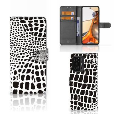 Xiaomi 11T | 11T Pro | Telefoonhoesje | Met pasjeshouder | Slangenprint