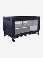 Opvouwbaar babybed 2 hoogtes van ligging marineblauw - thumbnail