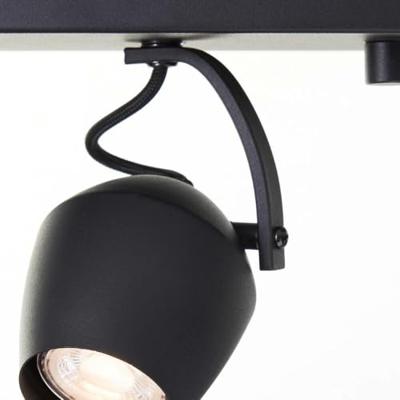 Brilliant 2-lichts opbouwspotVertino zwart - G06716/86